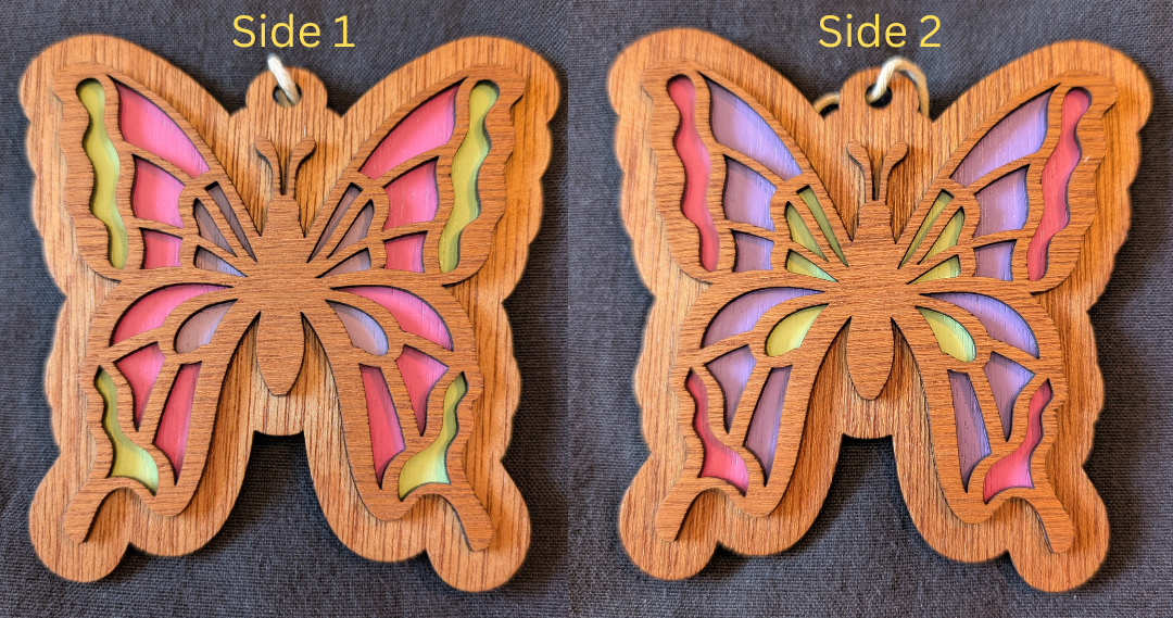 2 Sided Butterfly