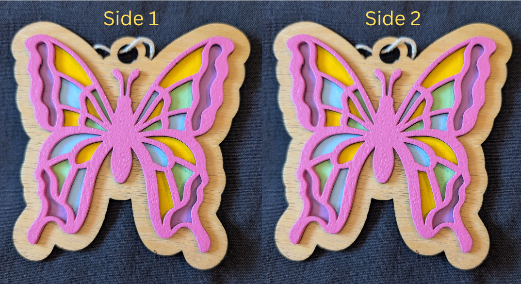 2 Sided Butterfly