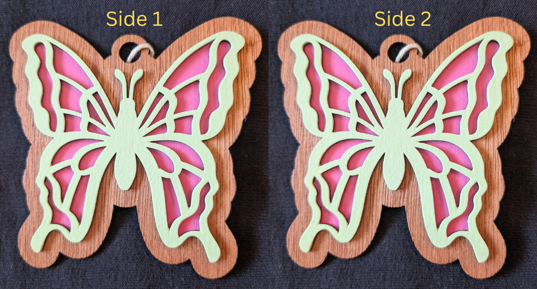 2 Sided Butterfly