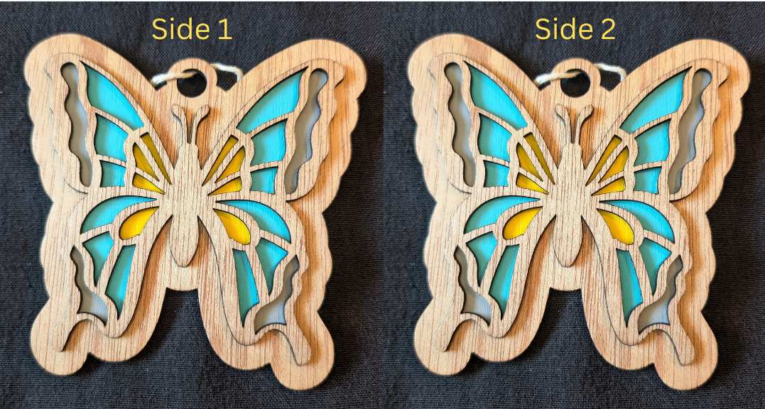 2 Sided Butterfly